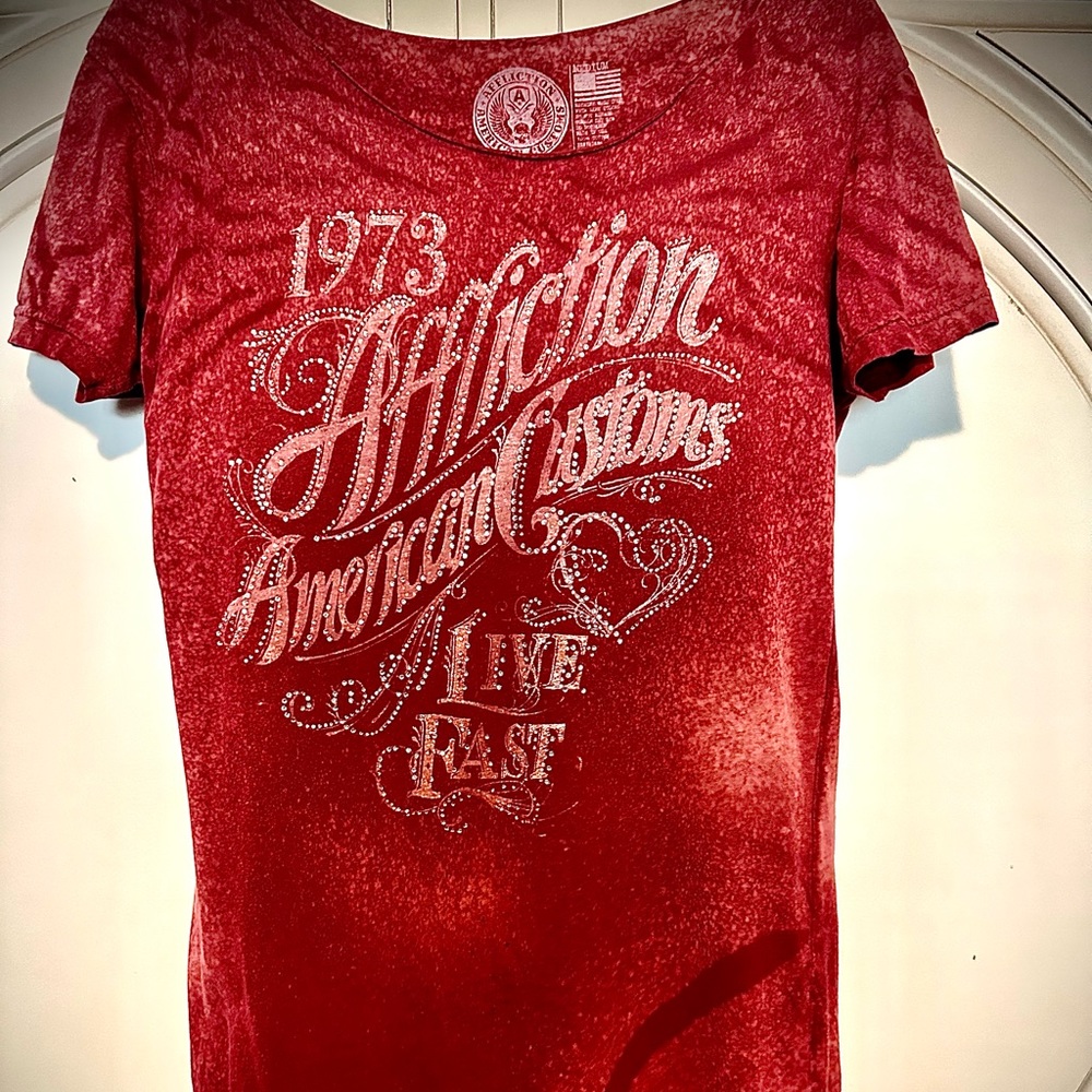 Red Affliction Woman’s Top Size M